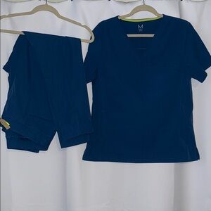 Medelita Blue Scrub Set